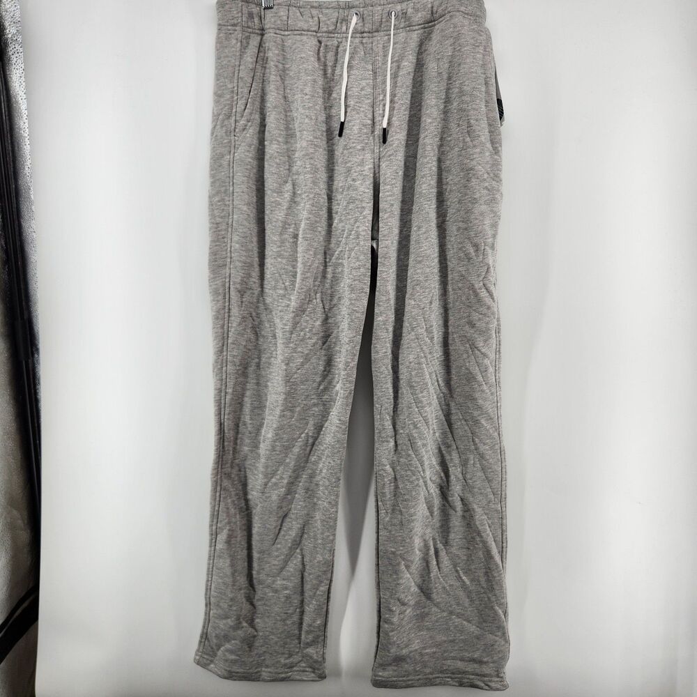 Hawker Rye Men's Light Grey XL Academy Fleece Open Botton‎ Sweatpants NWT